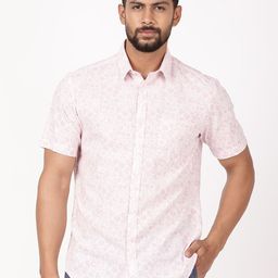 Indian Terrain Men Classic Slim Fit Floral Printed Casual Shirt-picture-15
