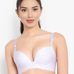 Blush Lado Non-Wired Cotton Push-Up Bra-image-69