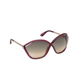 Tom Ford Women Red Oversized Sunglasses with UV Protected Lens FT0529 71 77B-image-64