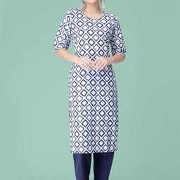 Ethnic basket Women Multicoloured Poly Crepe Kurta Sets-picture-32
