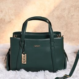Rocia Women Solid Zip Structured Handheld Bag-49