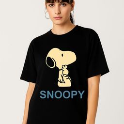 Be Crazy Women Printed Drop-Shoulder Sleeves T-shirt-image-81