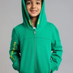 Ed-a-Mamma Boys Typography Outdoor Open Front Jacket with Embroidered-picture-13