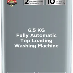 6.5 kg Fully Automatic Top Load Grey-8