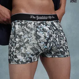 The Roadster Lifestyle Co Pack Of 2 Printed Ultra-Soft Stretchable Trunks RTO-PV-Print-RO-picture-23