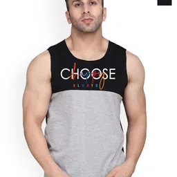 SLOWLORIS Pack Of 2 Printed Pure Cotton Gym Vests
SL26 COMBO (LOUD BLACK) (CHS BLKGRY)-picture-11
