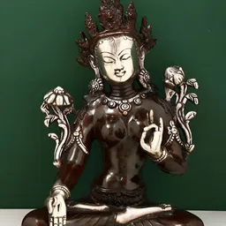 Exotic India Brown Buddha Figurine Showpiece-image-64