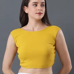 ANVI Be Yourself Women Boat Neck Sleeveless Crop Top-picture-19