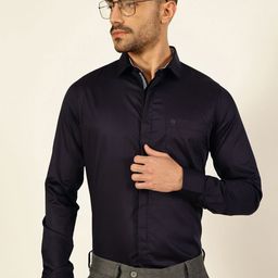 Thomas Scott Men Premium Cutaway Collar Solid Cotton Formal Shirt-image-19