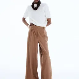 H&M Wide Twill Trousers-image-57