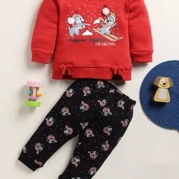 Annie Girls Printed Top with Pyjamas-picture-5