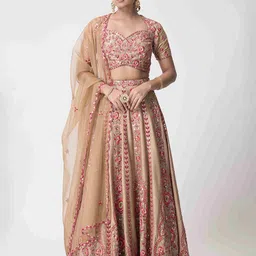 The Front Row Embellished Ready to Wear Lehenga & Blouse With Dupatta-picture-5