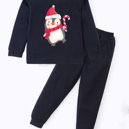 BLUSHES Kids Printed Pure Cotton Night Suit-image-68