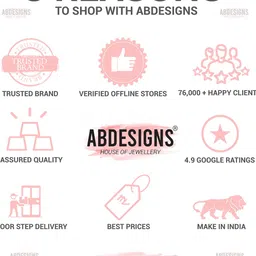 ABDESIGNS Gold-Plated Stone-Studded & Beaded Maang Tikka image 4