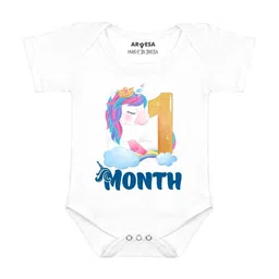 Arvesa 1 Month Baby Printed Bodysuit-image-80