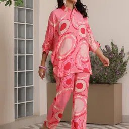 Libas Printed Shirt With Trouser image 4