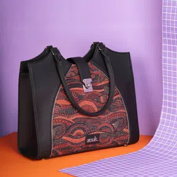 ZOUK Women Pithora Artistry Harriet Office Shopper Shoulder Bag-3