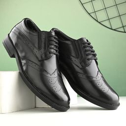 Auserio Men Leather Formal Brogues-image-83