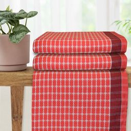 Athom Living Premium Cotton Bath Towel 75 x 150 Red Colour Pack of 3-image-47