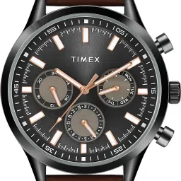Multi Function Black Dial Analog Watch- For Men TWHG03SMU19-0