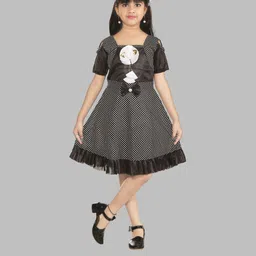 Nickys Disegno Girls Black Dresses-picture-21