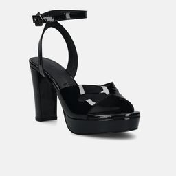 BAGATT Women Leather Platform Sandals with Buckle-picture-22