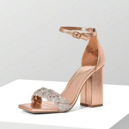 PURPLEHUNT Printed PU Slim Heeled Pumps-picture-50