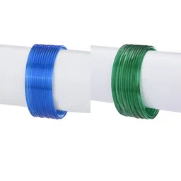1ST TIME Set Of 24 Blue Alloy Bangles-picture-22