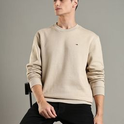 Tommy Hilfiger Men Solid Round Neck Long Sleeves Sweatshirt-picture-7