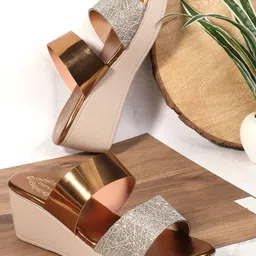 DIPYO Women Embellished Open Toe Flatform Sandals-image-44