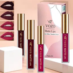 VOZO Set Of 4 Sculpt & Define Matte Liquid Lipstick-4ml Each-102-103-105-106-2