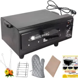 Model No HL-1542 "11 Inches"High Quality Upper & Lower Regulator System 1500W Compact Size Electric Tandoor & barbeque grill Comboo Steel Element Warrenty 2 Year Electric Tandoor-image-47