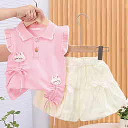 StyleCast x Revolte Girls Polo Collar Top With Skirt-picture-9