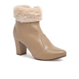 Flat n Heels Women Heeled Zip-Up Boots-image-50