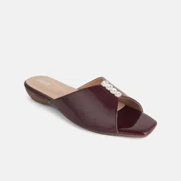 Lavie Women Embellished Open Toe Flats-23