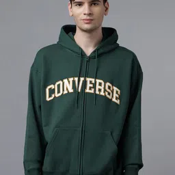 Converse Men TypographyPrinted Front-Open Sweatshirt-picture-9