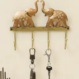 vedas Gold Toned Metal Decorative Key Holders-image-80