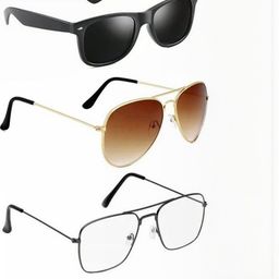 Arzonai Unisex Pack of 3 Full Rim Sunglasses-picture-17