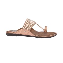 Stylestry Girls Embellished Party One Toe Flats-image-82