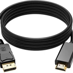 ALRITO HDMI Cable 1.8 m Display Port to HDMI Cable, 1080p 60Hz Uni-Directional UHD DP to HDMI Audio-0
