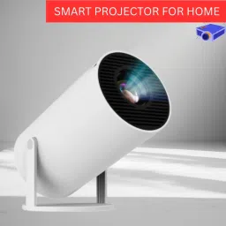 Frony Mini HD Projector for Home 4KSupport With Built-in App Netflix/Prime/YouTubeQ370 (4500 lm / 1 Speaker / Wireless / Remote Controller) Portable Projector-picture-0