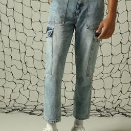 Hubberholme Men Cotton Tapered Fit Heavy Fade Jeans-image-90