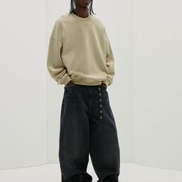 H&M Oversized Fit Washed Sweatshirt-picture-51