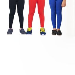 Tik Tok WEARS Girls Black Churidar Length Leggings-picture-44