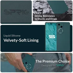 SPRIG Solid Printed Back Case Mobile Accessories image 3
