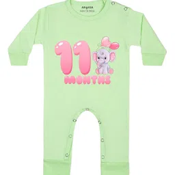 Arvesa Infants 11 Months Printed Round Neck Bodysuits-image-13