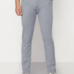SHOWOFFFF Men Comfort Slim Fit Low-Rise Light Fade Stretchable Cotton Jeans-image-57