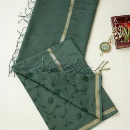 Soch Ethnic Motifs Embroidered Dupatta with Zari-picture-5
