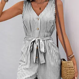StyleCast x Revolte Striped Jumpsuit-image-91