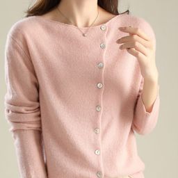StyleCast Women Boat Neck Cardigan Sweater-picture-3